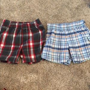 Lot of 2 pairs toddler shorts